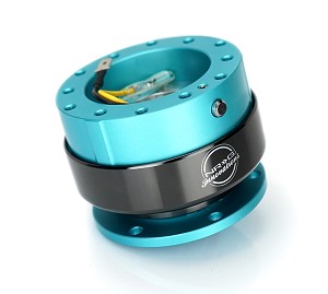 NRG Gen 2.0 Quick Release Kit - Minty Fresh Body / Titanium Chrome Ring - Part # SRK-200MF