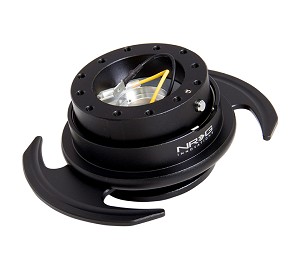 NRG Gen 3.0 Quick Release Kit - Black Body / Black Ring with Paddles - Part # SRK-650BK